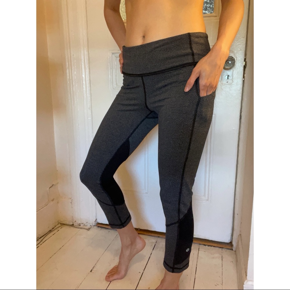 Lululemon herringbone leggings |no tag| size 4/6?
